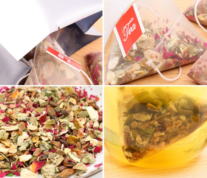 Натуральный чай из листьев лотоса с добавками 75 г 15 пакетиков