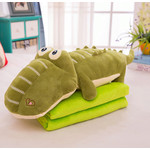 Плюшевое одеяло в игрушке Крокодил