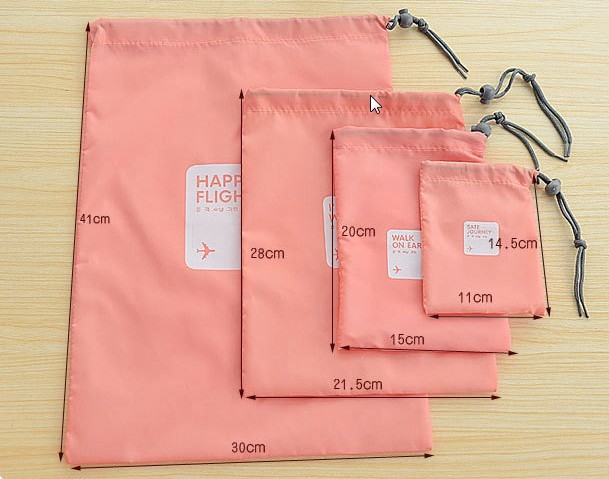Como hacer bolsa de tela con cordon