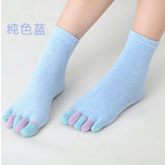 Носки- перчатки женские, 1 сплошной цвет Заказ от 3х шт.