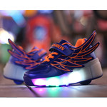 Роликовые кроссовки с LED подсветкой РК 509