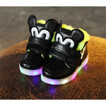 Детские ботинки с подсветкой утепленные СА88-2