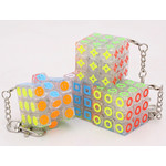 Кубик Рубика-брелок прозрачный
