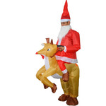 Надувной костюм Санта Клаус на олене FZ1749