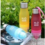 Бутылка H2O Drink more water с соковыжималкой QC-650мл