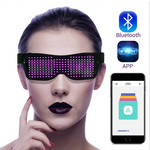 Светодиодные Bluetooth - очки управляемые через приложение.