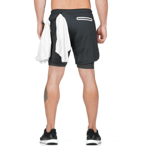Мужские спортивные шорты с петлей для полотенца NKD01