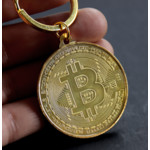 Брелок в виде монеты Bitcoin FR372, заказ от 2 шт