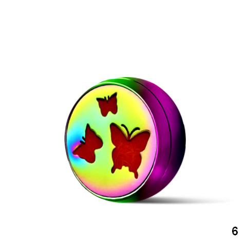 Магнитная ароматическая клипса 12 мм цветная VD29